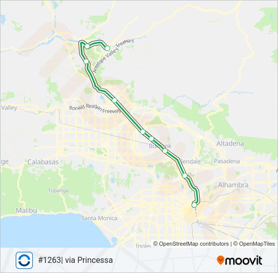 AV LINE Train Line Map