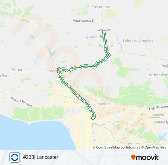 AV LINE Train Line Map
