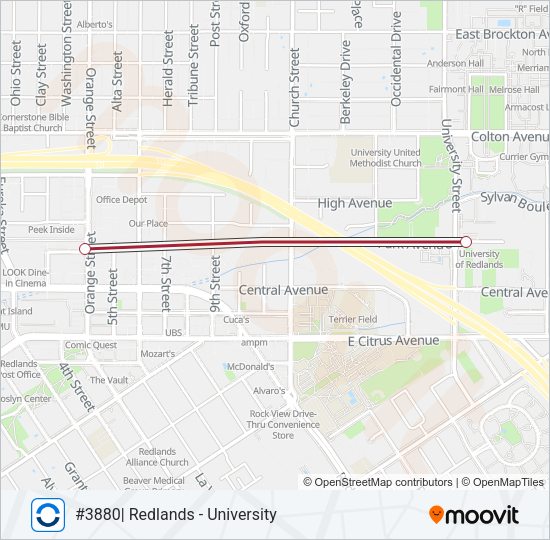 SB LINE Train Line Map