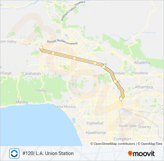 VC LINE Train Line Map