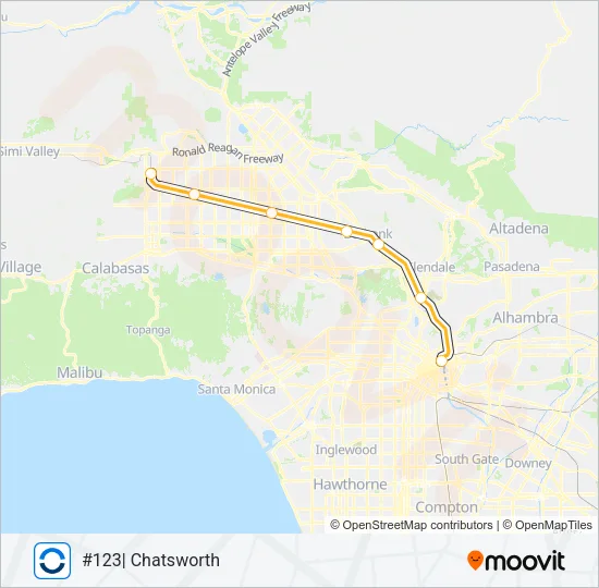 VC LINE Train Line Map