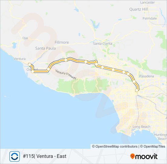VC LINE Train Line Map