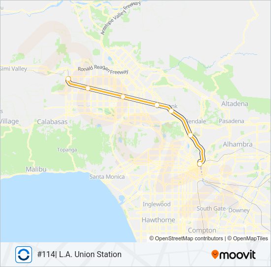 VC LINE Train Line Map