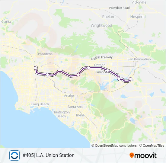 RIV LINE Train Line Map