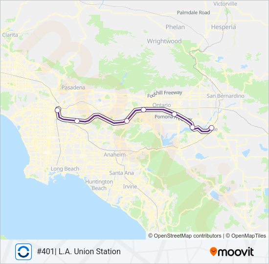 RIV LINE Train Line Map