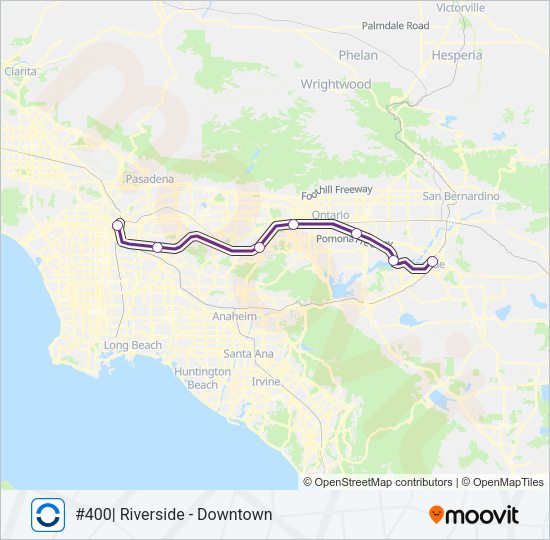 RIV LINE Train Line Map