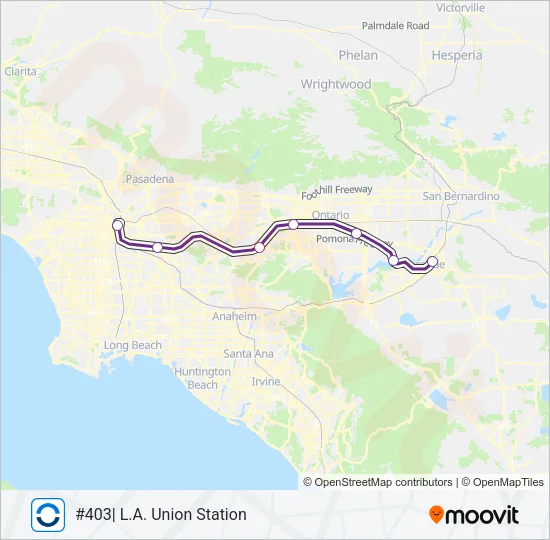 RIV LINE Train Line Map