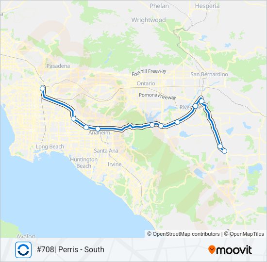 91-PV LINE Train Line Map