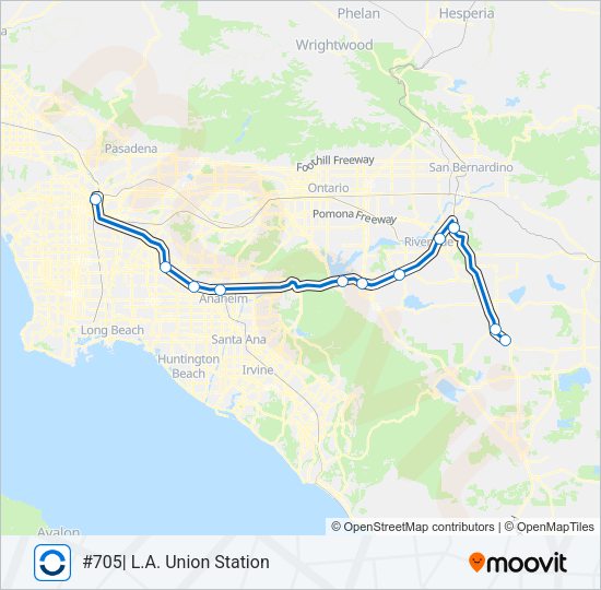 91-PV LINE Train Line Map