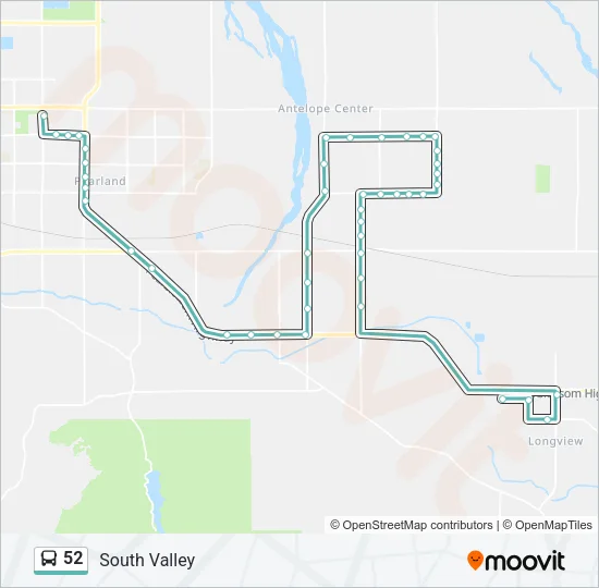 52 Bus Line Map