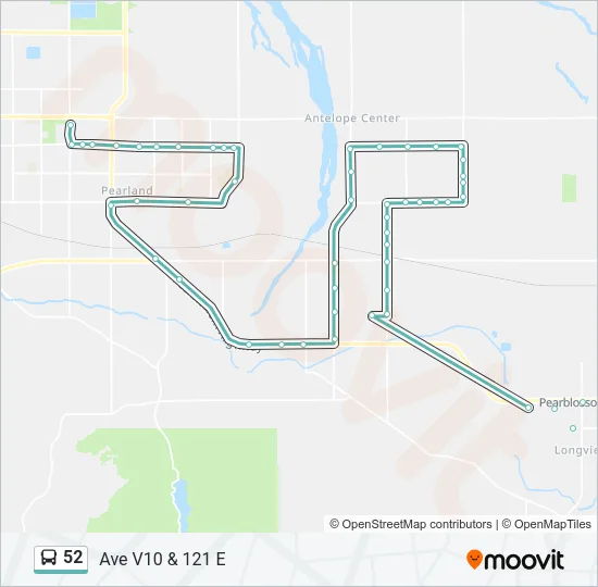 52 Bus Line Map