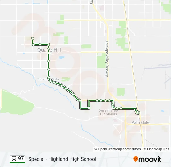 97 Bus Line Map