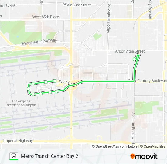 METRO CONNECTOR Bus Line Map
