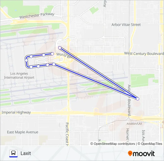 ADA SHUTTLE ROUTE Bus Line Map