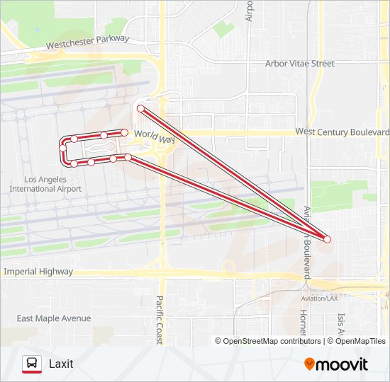 INTER-TERMINAL CONNECTOR/AC ROUTE Bus Line Map