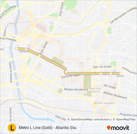 Metro Gold Line Schedule 2022 L Line Gold Route: Schedules, Stops & Maps - Metro L Line (Gold) - Atlantic  Sta. (Updated)