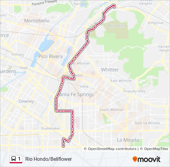 Rio Hondo College Map 1 Route: Schedules, Stops & Maps - Rio Hondo College (Updated)