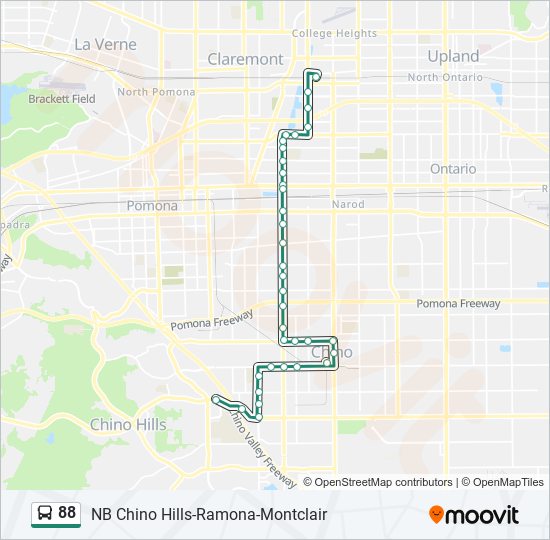 88 bus Line Map