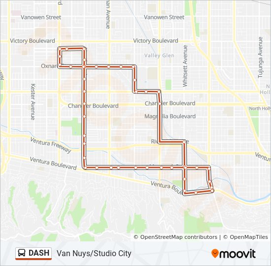 Dash Route: Schedules, Stops & Maps - Counterclockwise (Updated)