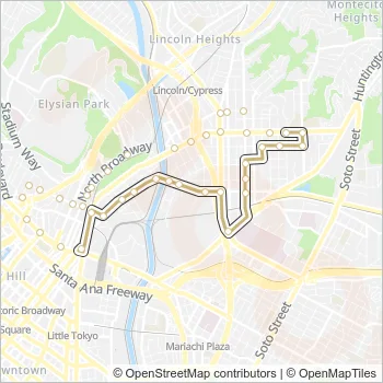 DASH Bus Line Map