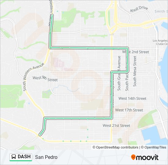 Mapa de DASH de autobús