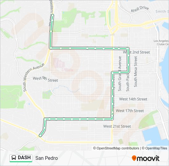 Ruta DASH: horarios, paradas y mapas - (Northbound) Dash San Pedro ...