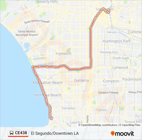 CE438 Bus Line Map