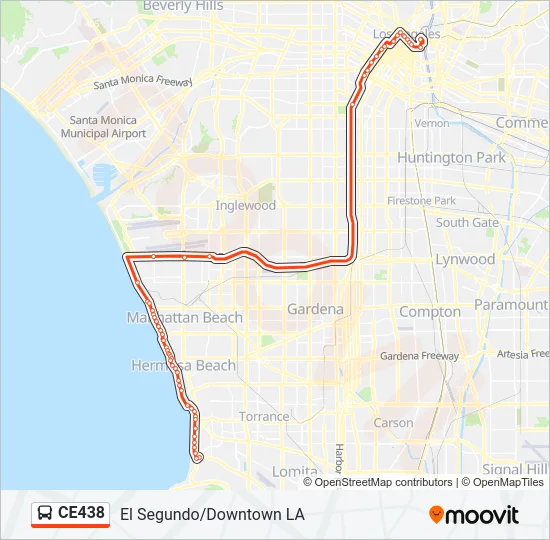 CE438 Bus Line Map