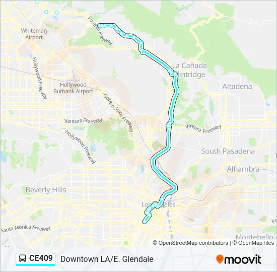 CE409 Bus Line Map