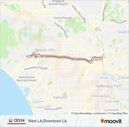 CE534 Bus Line Map