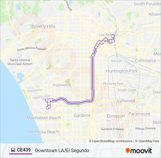CE439 Bus Line Map