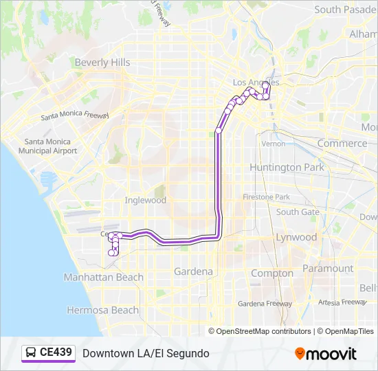 CE439 Bus Line Map