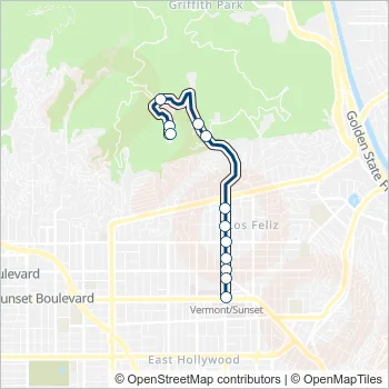 DASH Route: Schedules, Stops & Maps - Northbound (Updated)