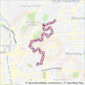 DASH Route: Schedules, Stops & Maps - Southbound (Updated)