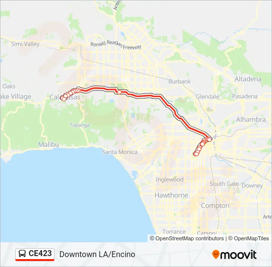 CE423 Bus Line Map