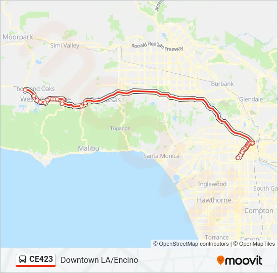 CE423 Bus Line Map