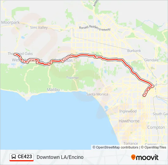 CE423 Bus Line Map
