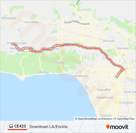 CE423 Bus Line Map