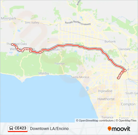 CE423 Bus Line Map