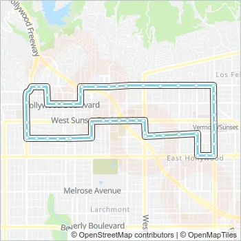 DASH Route: Schedules, Stops & Maps - Clockwise (Updated)