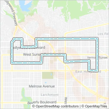 DASH Route: Schedules, Stops & Maps - Counterclockwise (Updated)