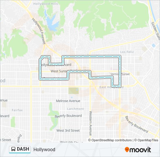 dash Route Schedules, Stops & Maps Counterclockwise (Updated)