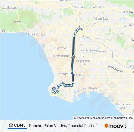 CE448 Bus Line Map