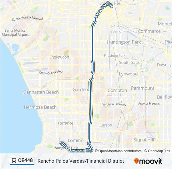 CE448 Bus Line Map