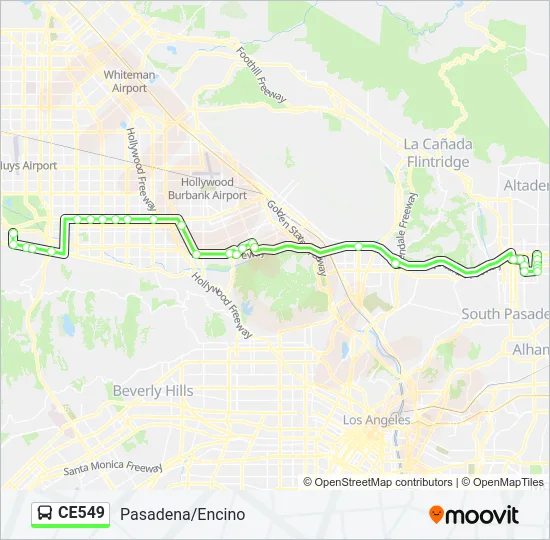 CE549 Bus Line Map