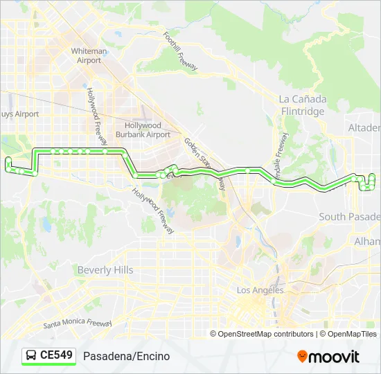 CE549 Bus Line Map