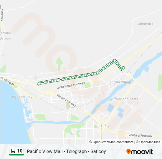 10 Bus Line Map