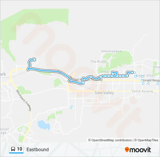 10 Bus Line Map