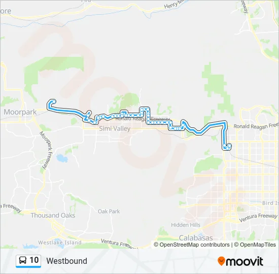 10 Bus Line Map
