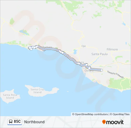 85C Bus Line Map